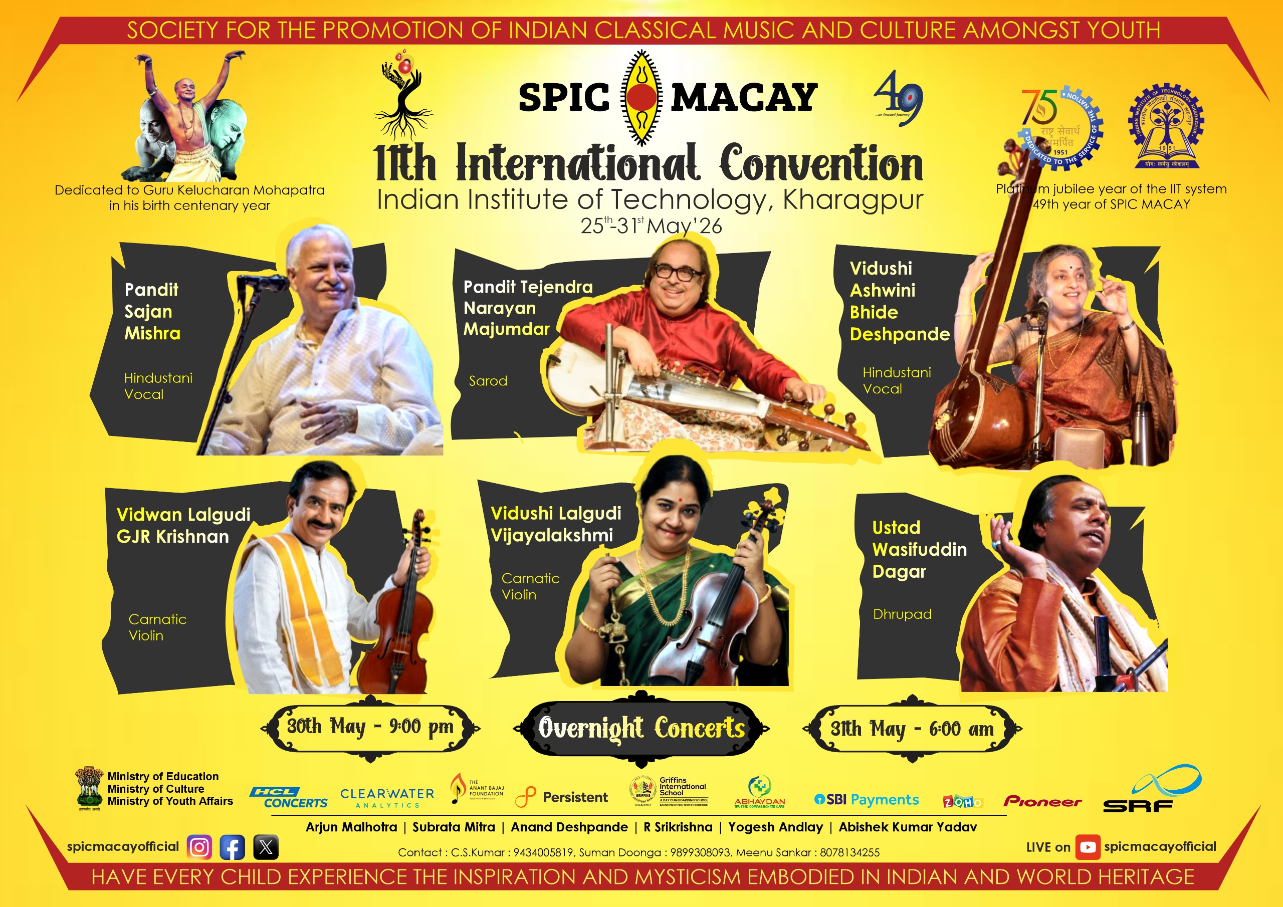 11th International Convention - IIT Kharagpur - Overnight Concerts  