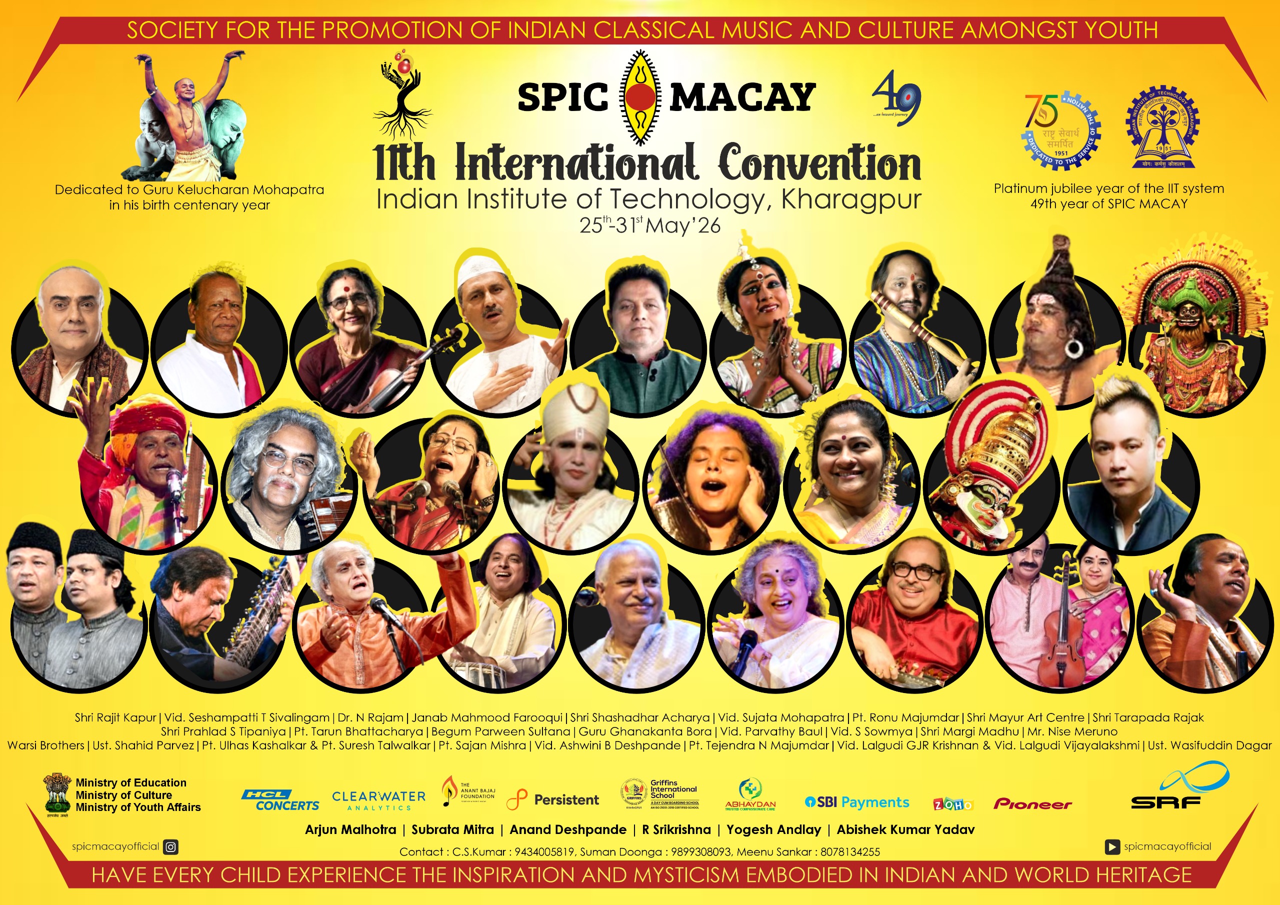 11th International Convention - IIT Kharagpur - Workshop Intensives  